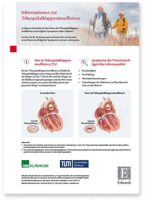 Informationen zur Trikuspidalklappeninsuffizienz
